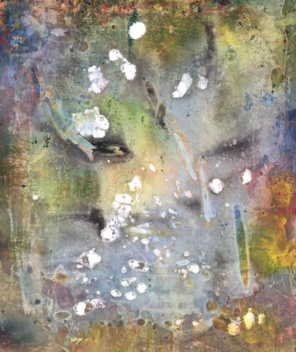 Картина под названием "MASQUE N°1" - José Bosch, Подлинное произведение искусства, Акрил
