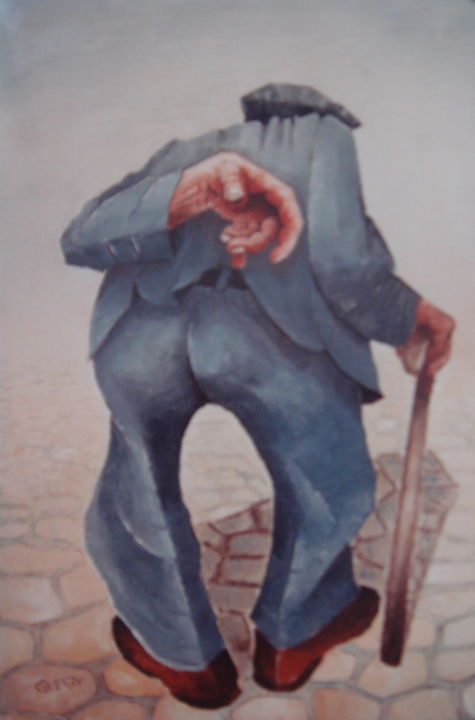 Peinture intitulée "Pepé Argelas" par José Garcia (GARBEL), Œuvre d'art originale, Acrylique