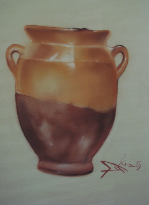 Drawing titled "CERAMIQUE" by José Garcia (GARBEL), Original Artwork, Pastel