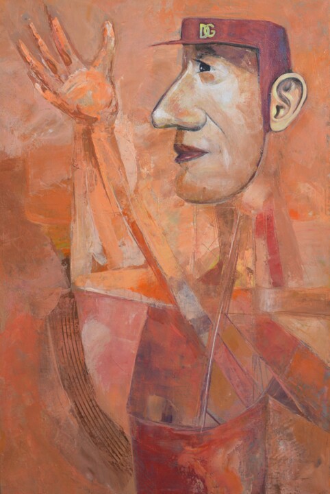 Malerei mit dem Titel "En plena abstracció…" von Jose Luis Madrazo Gastaudi, Original-Kunstwerk, Acryl Auf Keilrahmen aus Ho…
