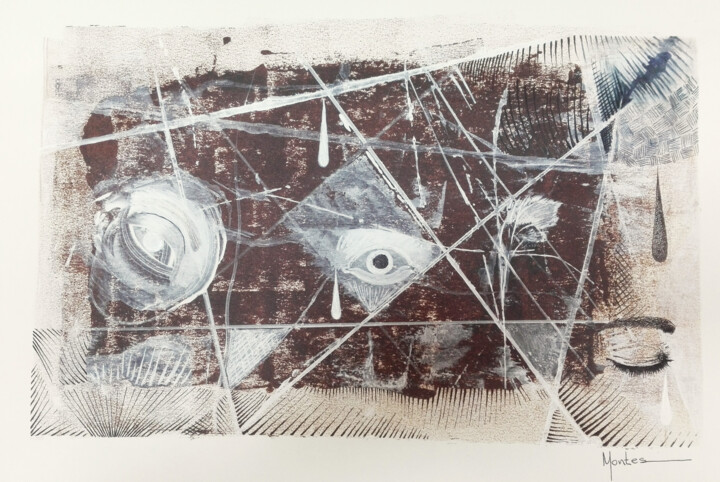Peinture intitulée "Introspección II" par José Luis Montes, Œuvre d'art originale, Acrylique