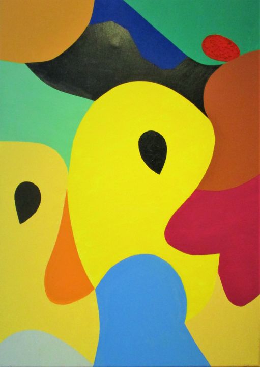 127PioPio.jpg, Painting by Cinpala Artmajeur