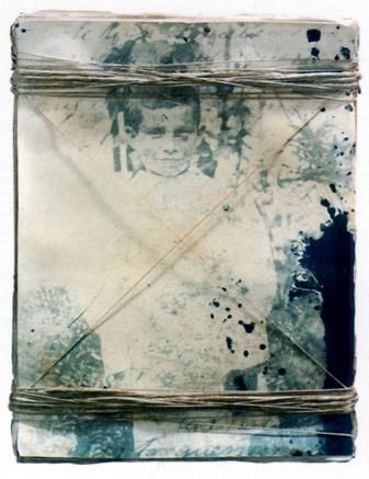 Collagen mit dem Titel "Atados de Memorias…" von José Manuel Fors, Original-Kunstwerk