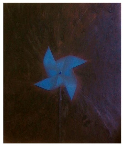 Malerei mit dem Titel "BLUE GALE" von José Pedro, Original-Kunstwerk
