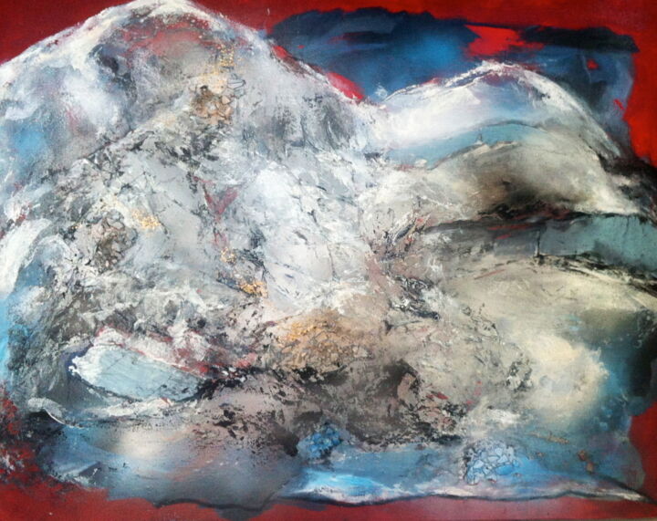 Painting titled "Earth X" by José Sintnicolaas (Dutch Artist José), Original Artwork, Acrylic