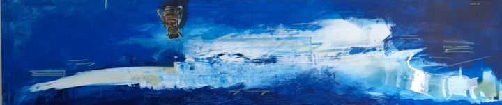 Pittura intitolato "Giro" da Yaruro, Opera d'arte originale, Acrilico Montato su Barella di tela