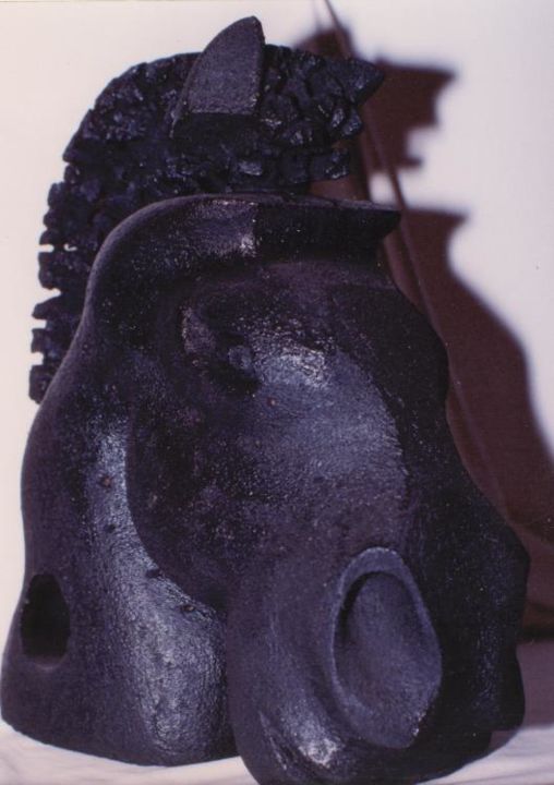 Sculpture intitulée ""Caballo"" par Jose Alvarez, Œuvre d'art originale