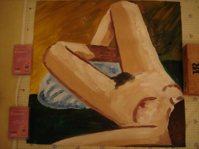 Pintura titulada "Desnudo (no origina…" por José Cardano, Obra de arte original
