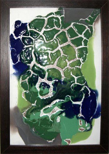 Pintura intitulada "Azulejo cerâmico -…" por José Constantino, Obras de arte originais
