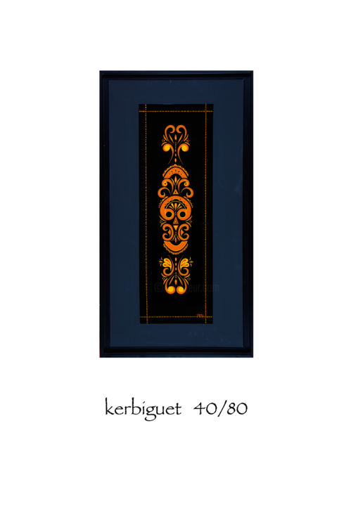 Pintura intitulada "kerbiguet.jpg" por Skal, Obras de arte originais