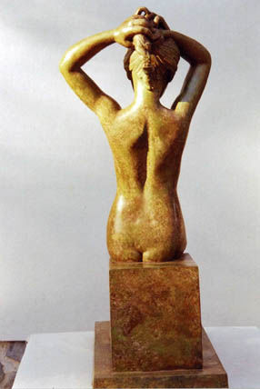 Skulptur mit dem Titel "la coiffure  1/8  (…" von José  Herrera, Original-Kunstwerk