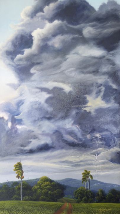 Peinture intitulée "Perturbación" par José Manuel Gonzàlez, Œuvre d'art originale, Huile