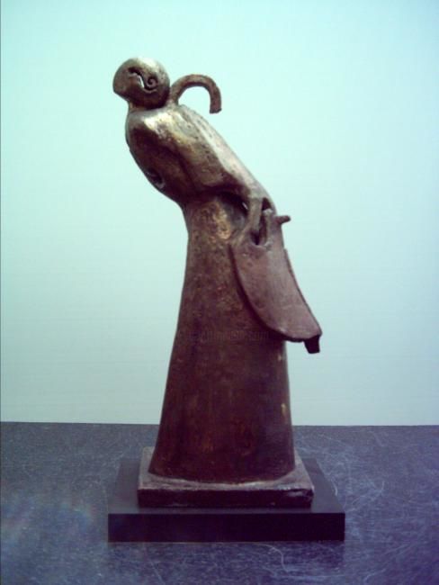 Sculptuur getiteld "Con Trabajo." door Jose Manuel Martin Aguilera, Origineel Kunstwerk