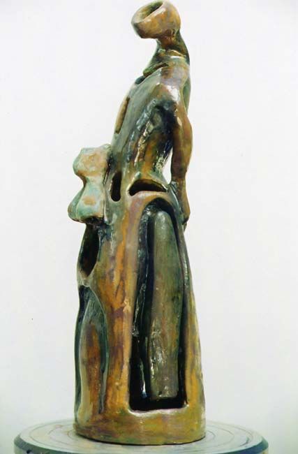 Sculptuur getiteld "Caminante." door Jose Manuel Martin Aguilera, Origineel Kunstwerk