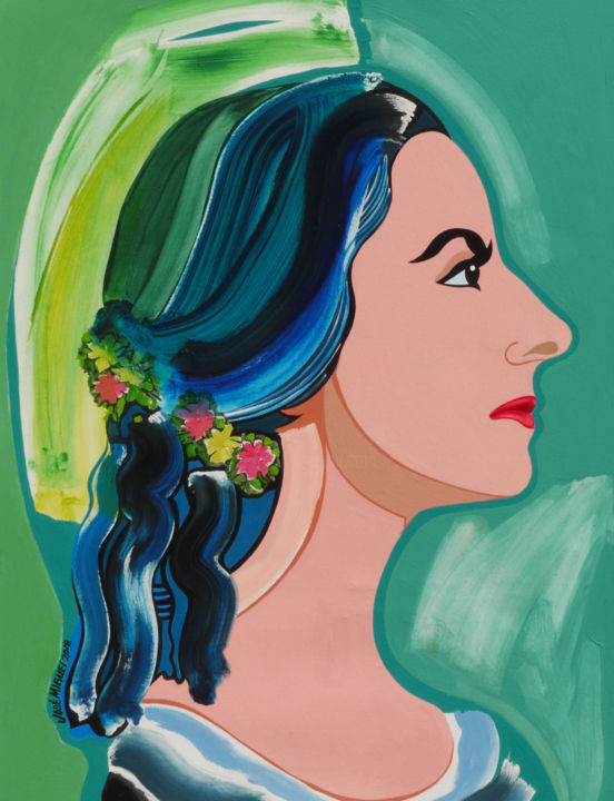 Painting titled "Giselle" by José Miguel, Original Artwork, Acrylic
