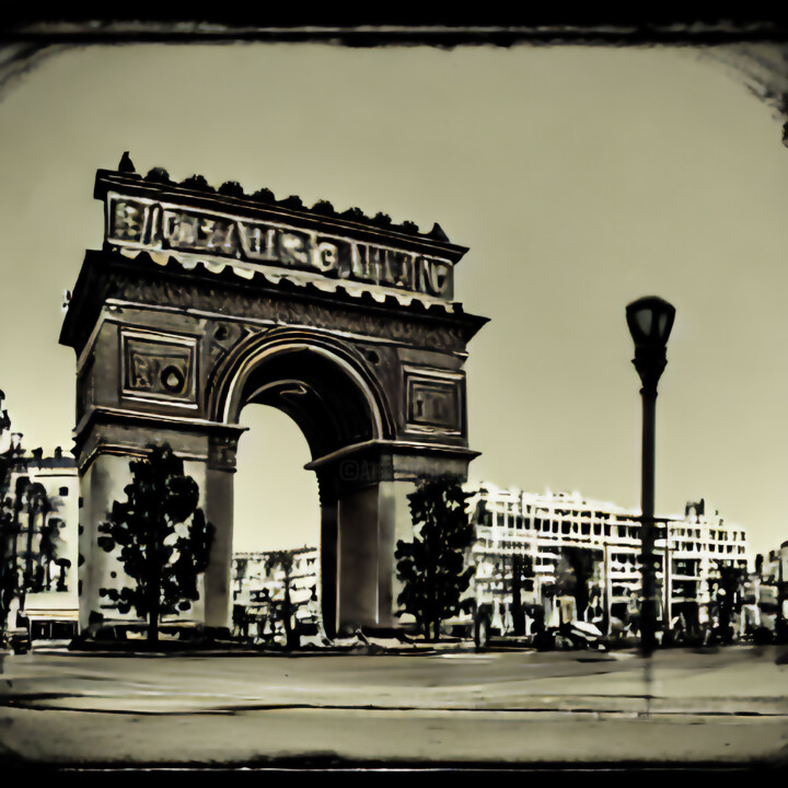 Arte digitale intitolato "PARIS PHOTO" da Josep Domènech, Opera d'arte originale, Immagine generata dall'IA