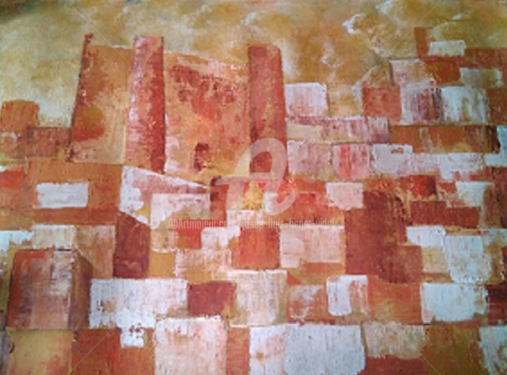 Painting titled "Desierto4" by Josep Lluís Benet Vidal, Original Artwork, Acrylic