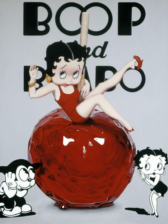 Peinture intitulée "Boop and Bimbo" par Joseph Michetti, Œuvre d'art originale, Huile