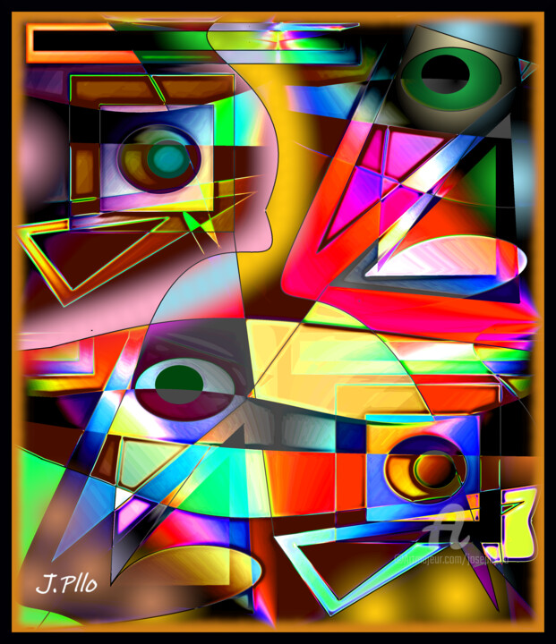 Digital Arts titled "Eunomia" by Joseph Pllo, Original Artwork, Digital Painting