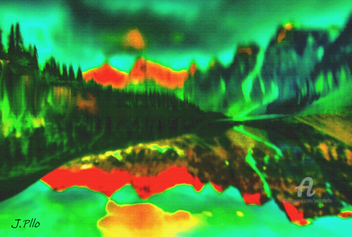 Arte digital titulada "Nature 8" por Joseph Pllo, Obra de arte original, Pintura Digital