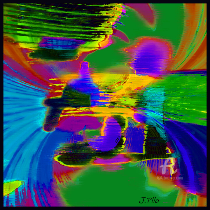 Digitale Kunst mit dem Titel "jerty" von Joseph Pllo, Original-Kunstwerk, Digitale Malerei