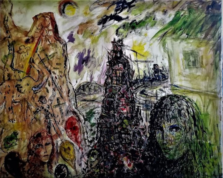 Peinture intitulée "WALLS of LIFE" par Joseph Urie, Œuvre d'art originale, Acrylique