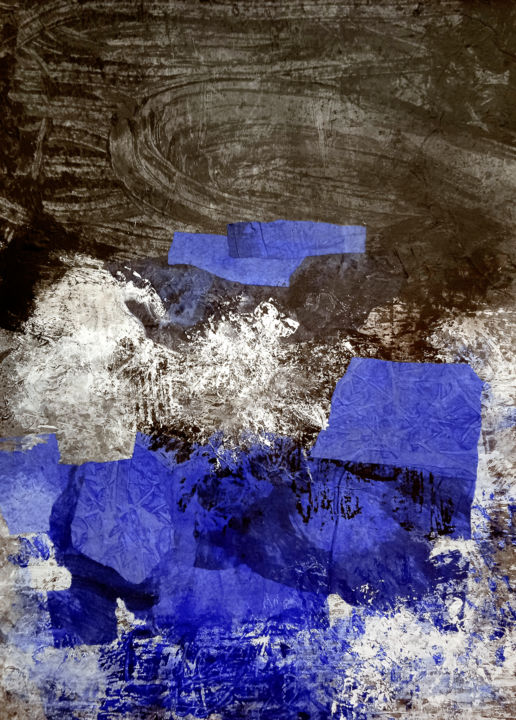 Pittura intitolato "storm" da Josep Obradors, Opera d'arte originale, Acrilico