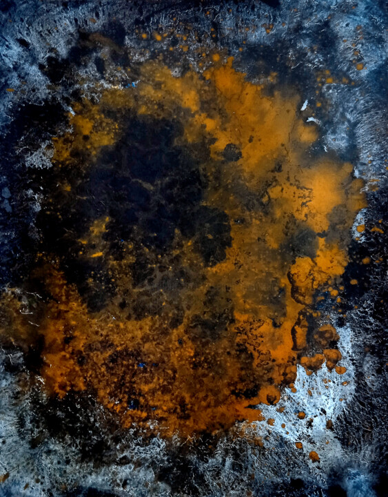 Painting titled "Pigment explosion" by Josep Obradors, Original Artwork, Pigments