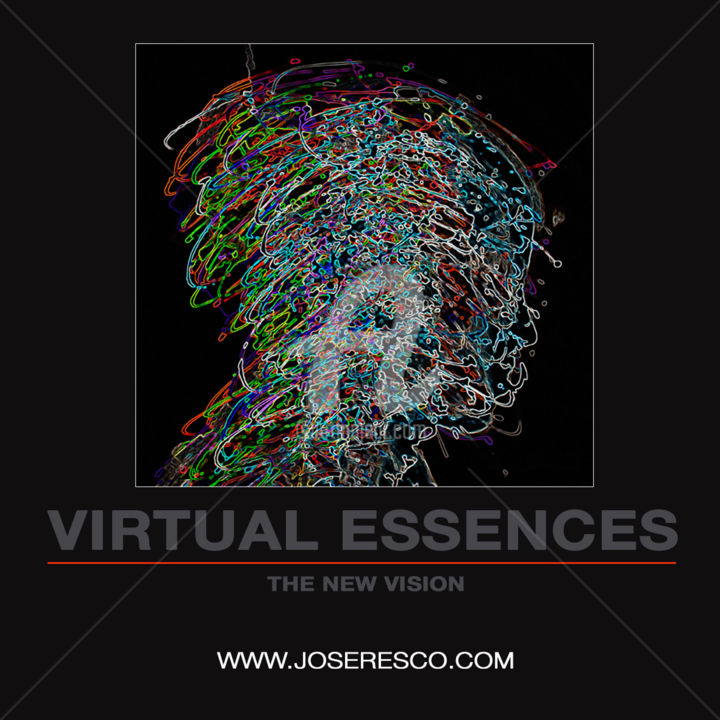 Digital Arts με τίτλο "Energy II" από Jose Resco, Αυθεντικά έργα τέχνης