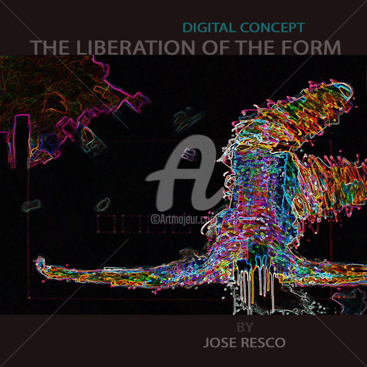 Grafika cyfrowa / sztuka generowana cyfrowo zatytułowany „Untitled” autorstwa Jose Resco, Oryginalna praca
