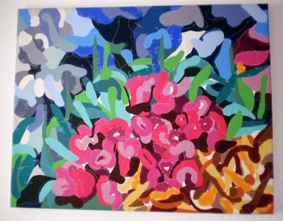 Peinture intitulée "carnaval-de-flores-…" par Josiane Moura, Œuvre d'art originale