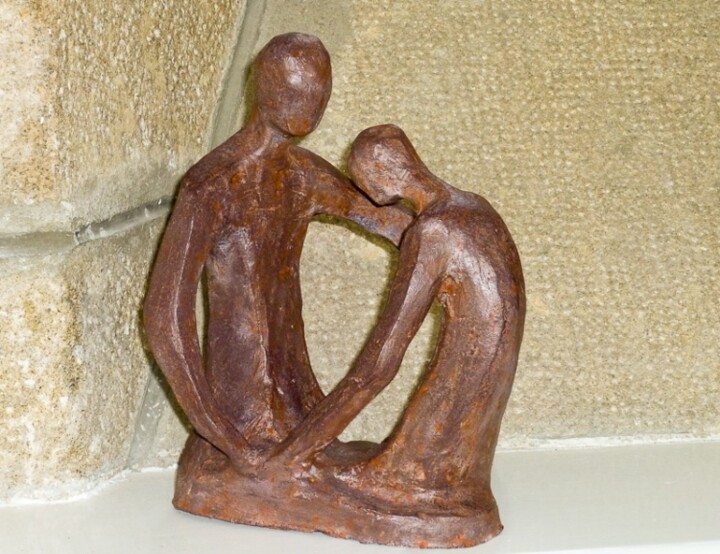 Sculpture titled "Duo" by Josie Albertus, Original Artwork
