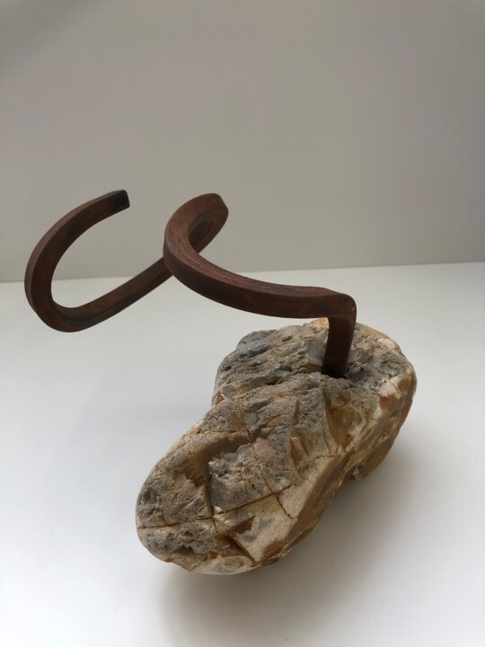 Escultura titulada "Sustraiak 10" por Josu Goenaga, Obra de arte original, Metales