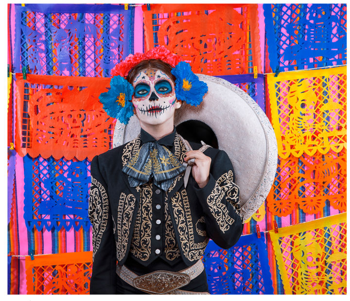Photographie intitulée "catrina mariachi" par Josué Lago, Œuvre d'art originale