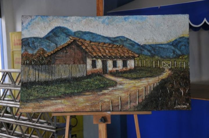 Pintura intitulada "Meu Refugio" por Jota Vieira, Obras de arte originais