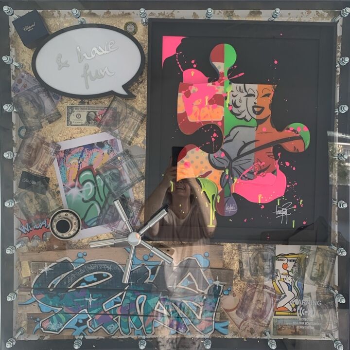 Collages,  39,4x39,4 in 