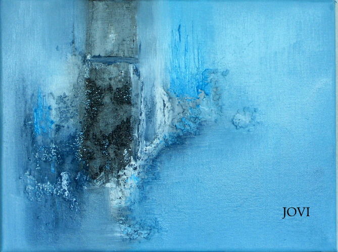 Painting titled "passage-secret" by Viviane Joanchicoy Jovi, Original Artwork, Oil