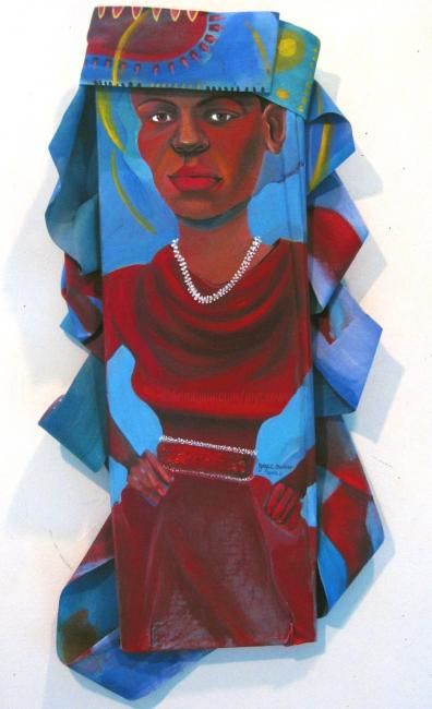 Peinture intitulée "Angel Guardian: Com…" par Joyce Owens, Œuvre d'art originale, Huile