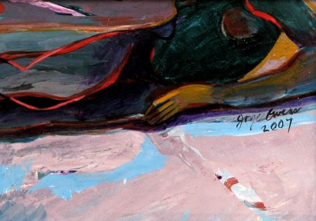 Картина под названием "Imagined in Marble:…" - Joyce Owens, Подлинное произведение искусства