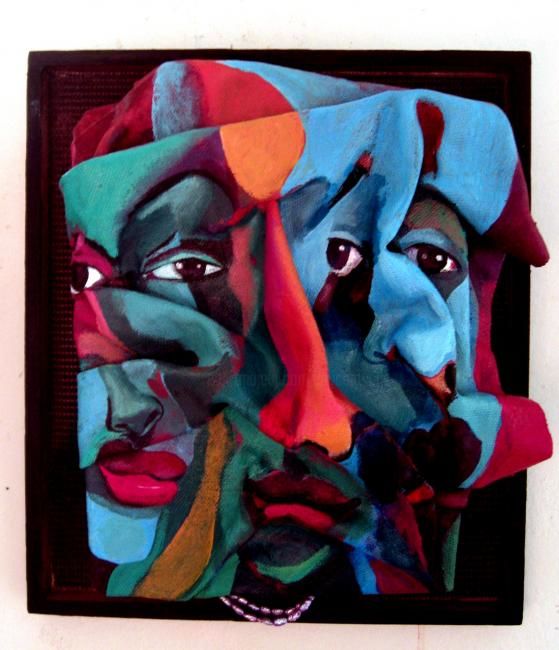 Картина под названием "More Than Skin Deep…" - Joyce Owens, Подлинное произведение искусства, Акрил