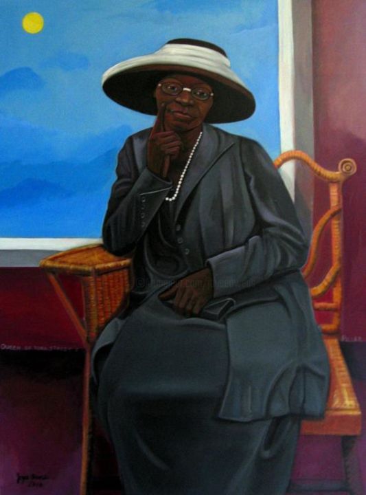 Painting titled "The Queen of York S…" by Joyce Owens, Original Artwork