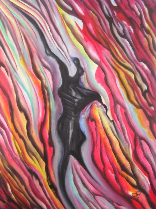 Painting titled "Flamenco" by Jason Price, Original Artwork