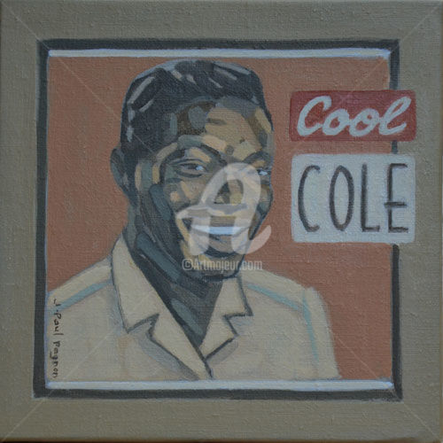 Painting titled "COOL COLE" by Jean-Paul Pagnon, Original Artwork, Oil
