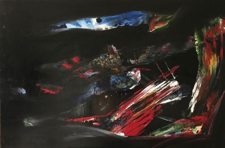 Peinture intitulée "Articule" par Jpb Artriste, Œuvre d'art originale, Acrylique Monté sur Châssis en bois