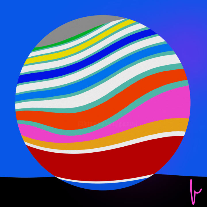 Arte digitale intitolato "Maboul 26" da Jean Paul Pierozzi, Opera d'arte originale, Pittura digitale