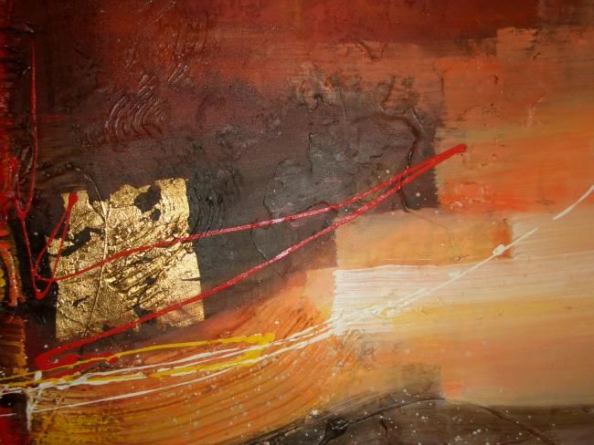 Peinture intitulée "Abstract" par Walter Jrinkin, Œuvre d'art originale,