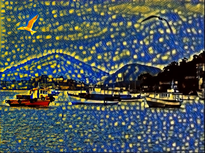 Fotografie mit dem Titel "Mar de Vincent" von Jose Americo Jsilvares, Original-Kunstwerk, Manipulierte Fotografie
