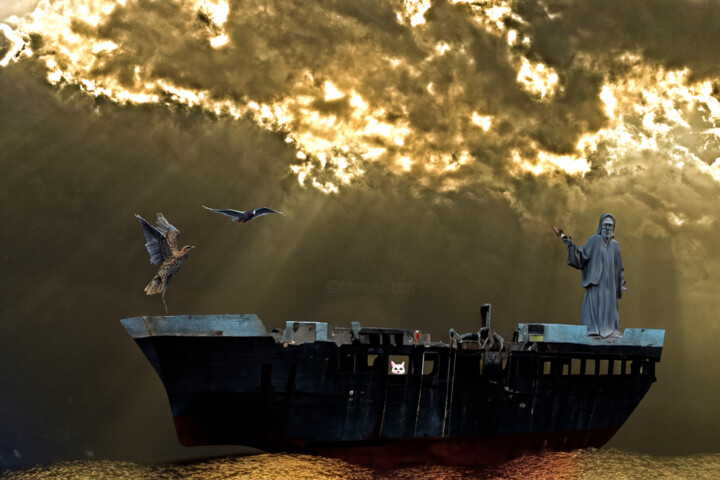 Fotografia intitulada "Noah 2" por Jose Americo Jsilvares, Obras de arte originais, Imagem gerada por IA