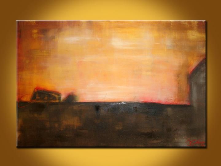 Painting titled "Outback" by J.T. Chase, Original Artwork, Oil