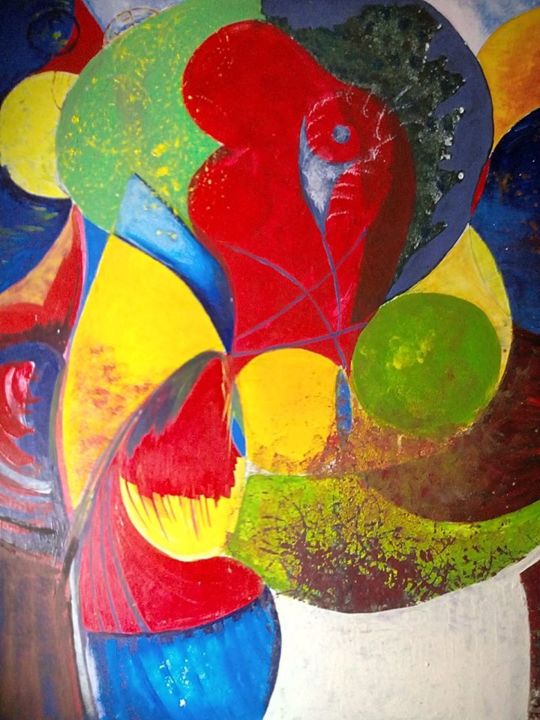 Pittura intitolato "TRANSFORMACION" da Javier Alberto Torres Saybay, Opera d'arte originale, Acrilico